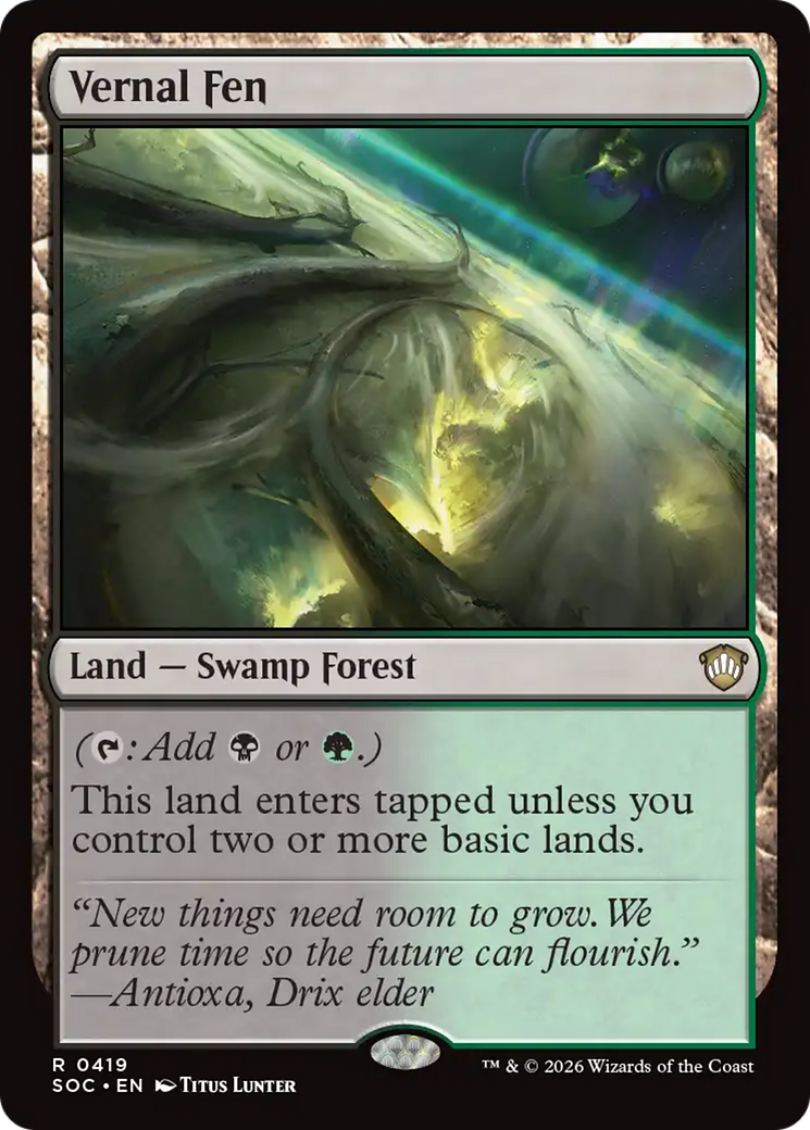 Vernal Fen [Secrets of Strixhaven Commander] | Shuffle n Cut Hobbies & Games