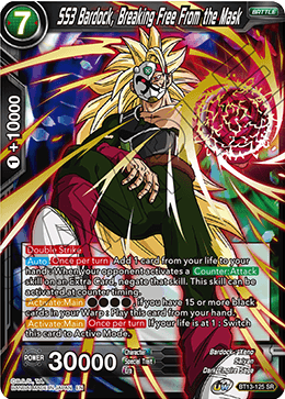 SS3 Bardock, Breaking Free From the Mask (BT13-125) [Supreme Rivalry] | Shuffle n Cut Hobbies & Games