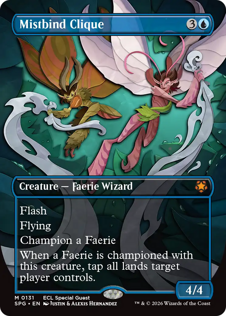Mistbind Clique (Borderless) [Lorwyn Eclipsed Special Guests] | Shuffle n Cut Hobbies & Games