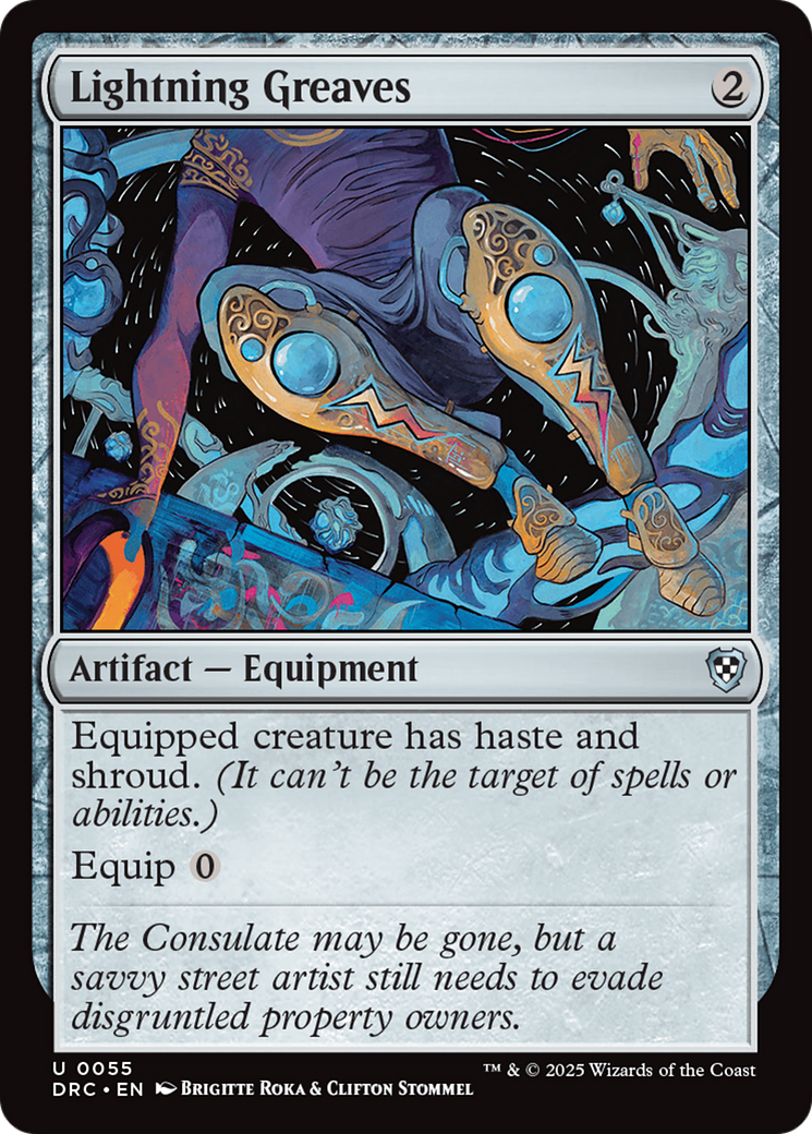 Lightning Greaves [Aetherdrift Commander] | Shuffle n Cut Hobbies & Games