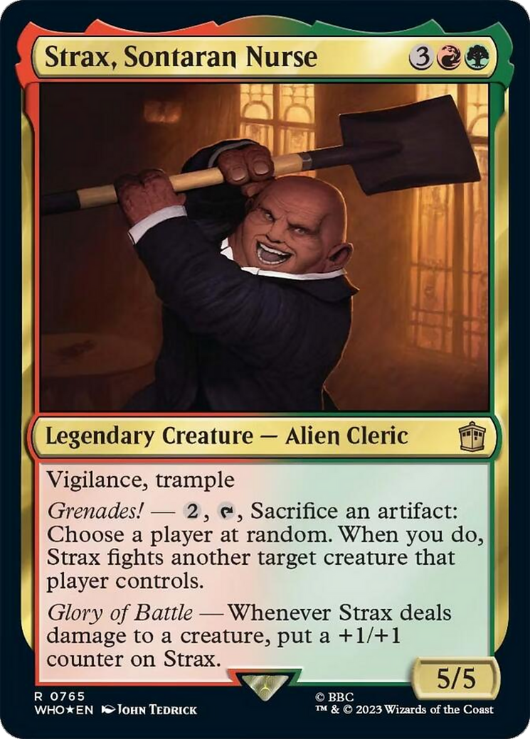 Strax, Sontaran Nurse (Surge Foil) [Doctor Who] | Shuffle n Cut Hobbies & Games