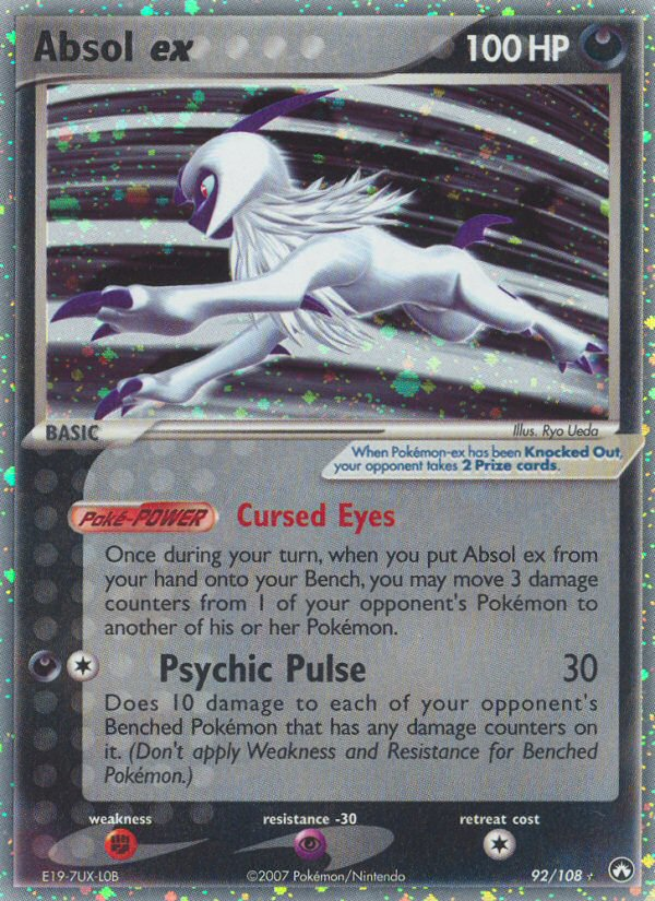 Absol ex (92/108) [EX: Power Keepers] | Shuffle n Cut Hobbies & Games