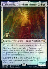 Katilda, Dawnhart Martyr // Katilda's Rising Dawn [Innistrad: Crimson Vow Prerelease Promos] | Shuffle n Cut Hobbies & Games