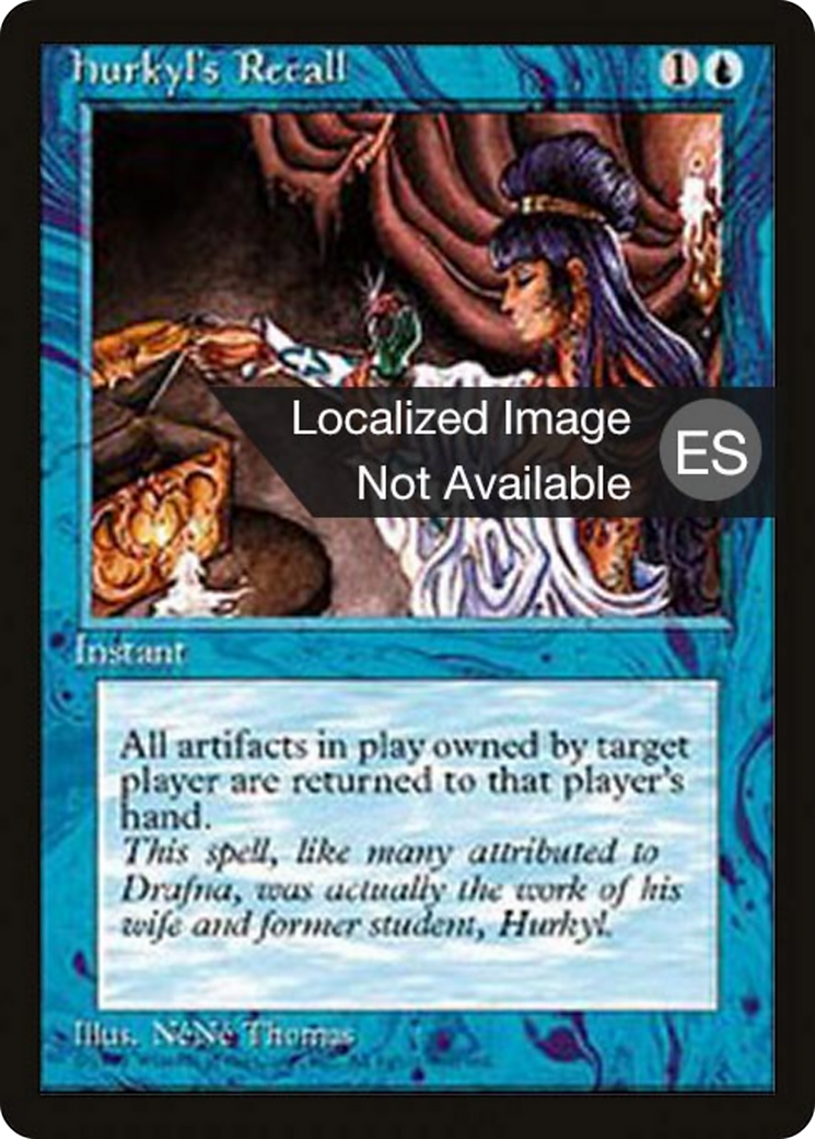 Hurkyl's Recall [Fourth Edition Foreign Black Border] | Shuffle n Cut Hobbies & Games