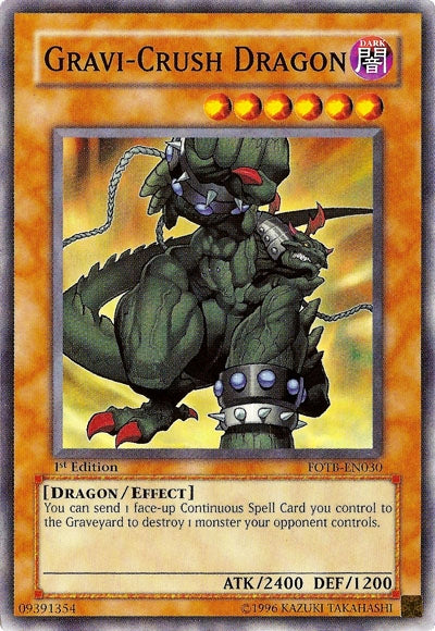 Gravi-Crush Dragon [FOTB-EN030] Common | Shuffle n Cut Hobbies & Games
