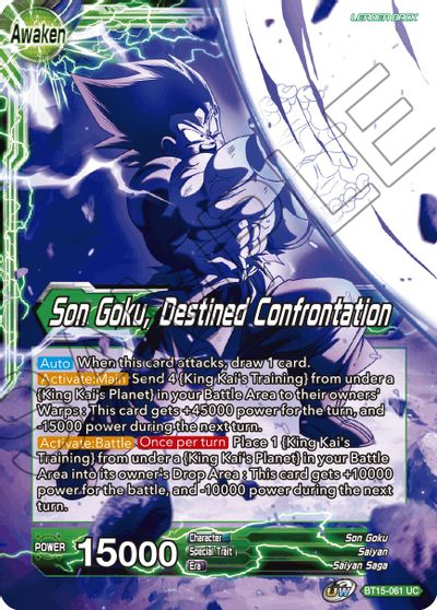 Son Goku // Son Goku, Destined Confrontation (BT15-061) [Saiyan Showdown] | Shuffle n Cut Hobbies & Games