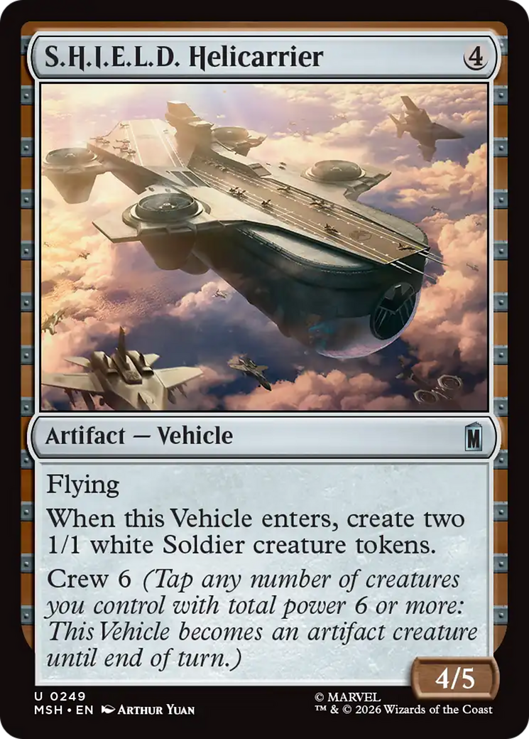 S.H.I.E.L.D. Helicarrier [Marvel Super Heroes] | Shuffle n Cut Hobbies & Games