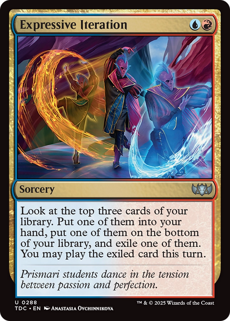 Expressive Iteration [Tarkir: Dragonstorm Commander] | Shuffle n Cut Hobbies & Games