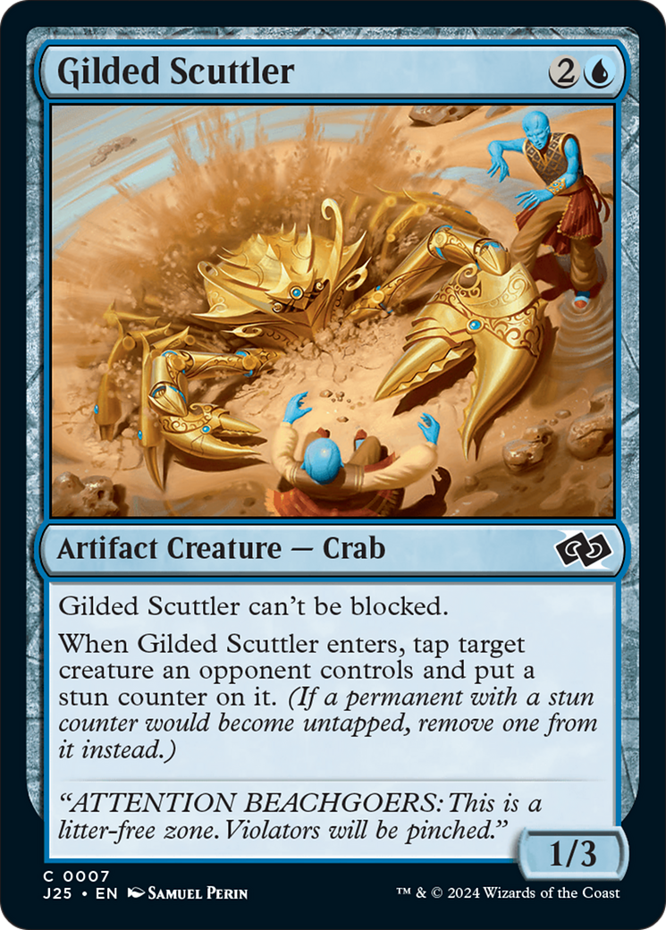 Gilded Scuttler [Foundations Jumpstart] | Shuffle n Cut Hobbies & Games