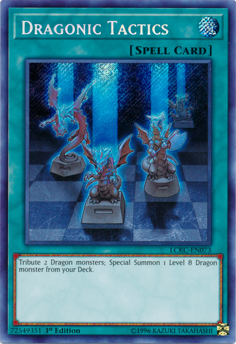 Dragonic Tactics [LCKC-EN073] Secret Rare | Shuffle n Cut Hobbies & Games