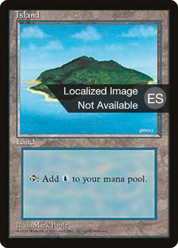 Island (B) [Fourth Edition (Foreign Black Border)] | Shuffle n Cut Hobbies & Games
