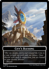 Tiny // City's Blessing Double-Sided Token [Secret Lair Drop Series] | Shuffle n Cut Hobbies & Games