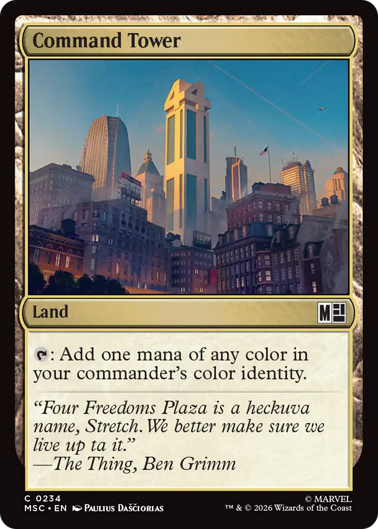 Command Tower (0234) [Marvel Super Heroes Commander] | Shuffle n Cut Hobbies & Games