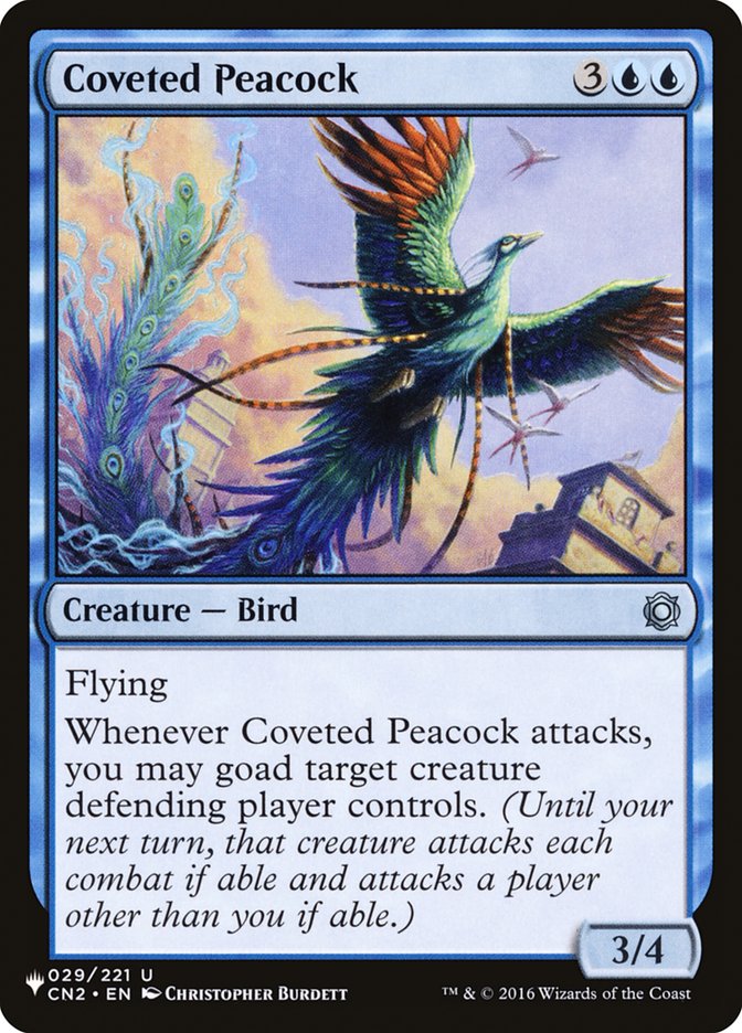 Coveted Peacock [The List] | Shuffle n Cut Hobbies & Games