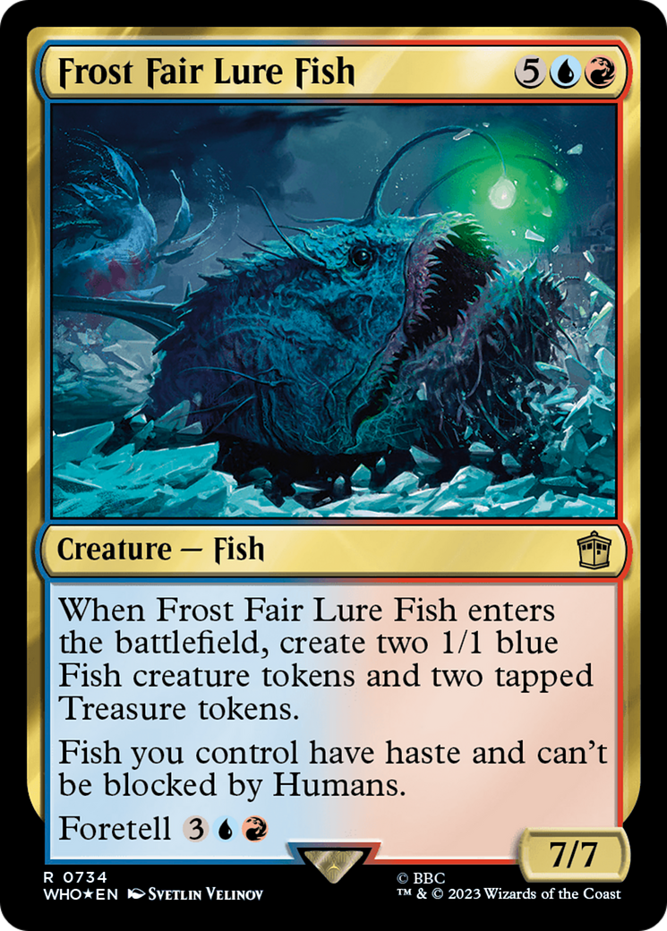 Frost Fair Lure Fish (Surge Foil) [Doctor Who] | Shuffle n Cut Hobbies & Games