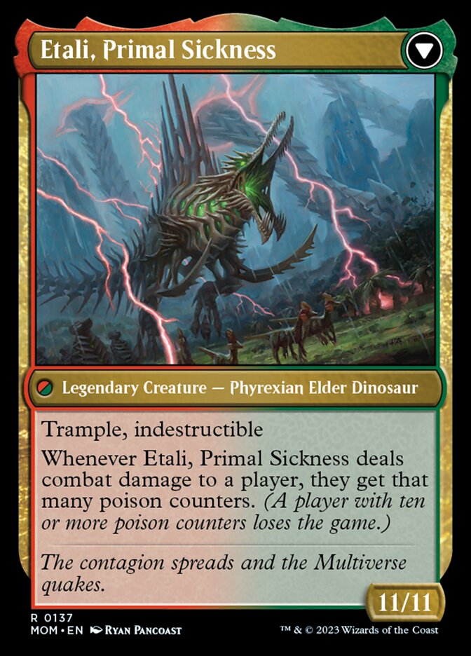 Etali, Primal Conqueror // Etali, Primal Sickness [March of the Machine] | Shuffle n Cut Hobbies & Games