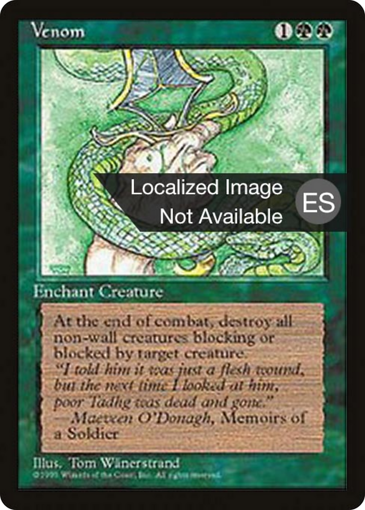 Venom [Fourth Edition Foreign Black Border] | Shuffle n Cut Hobbies & Games