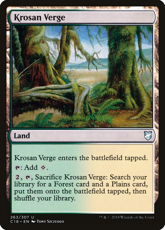 Krosan Verge [Commander 2018] | Shuffle n Cut Hobbies & Games