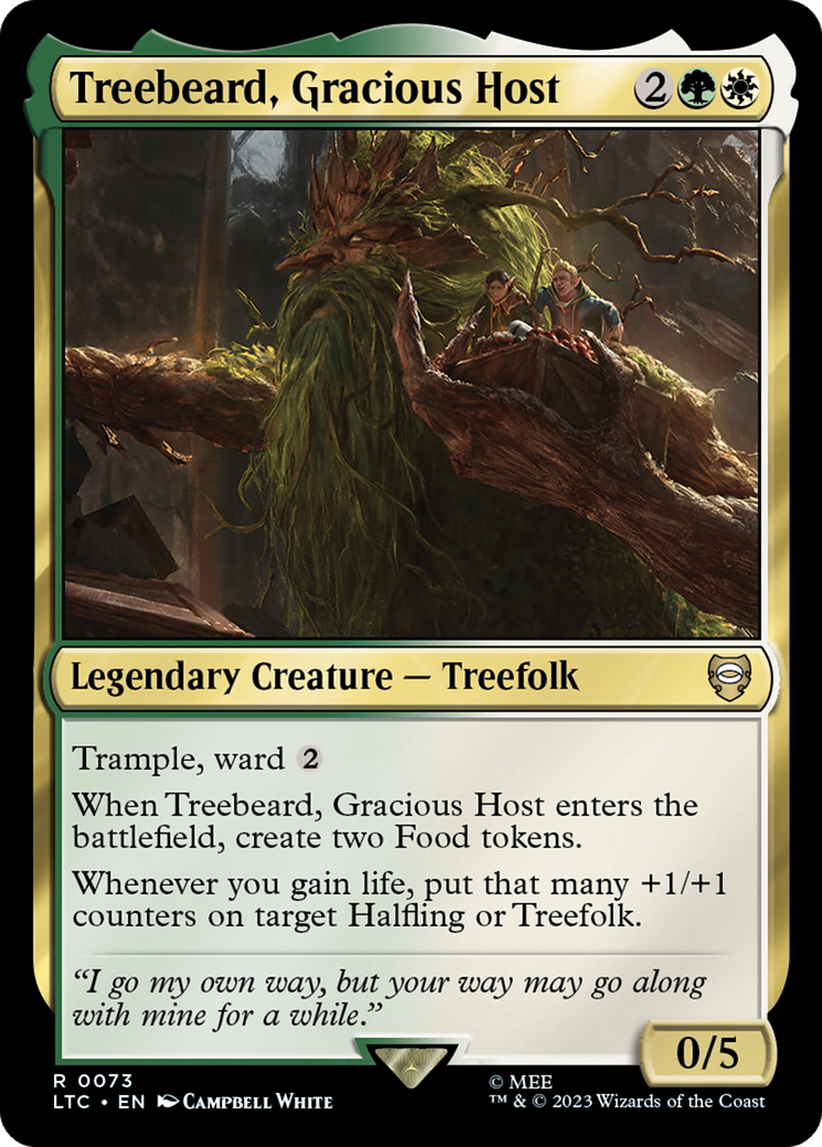 Treebeard, Gracious Host [The Lord of the Rings: Tales of Middle-Earth Commander] | Shuffle n Cut Hobbies & Games