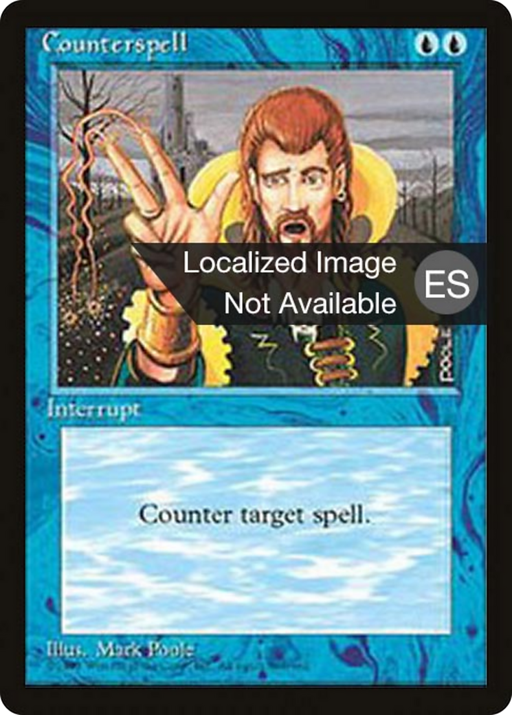 Counterspell [Fourth Edition Foreign Black Border] | Shuffle n Cut Hobbies & Games