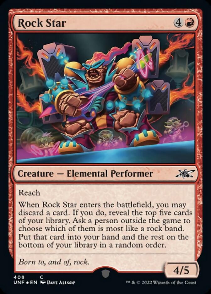 Rock Star (Galaxy Foil) [Unfinity] | Shuffle n Cut Hobbies & Games