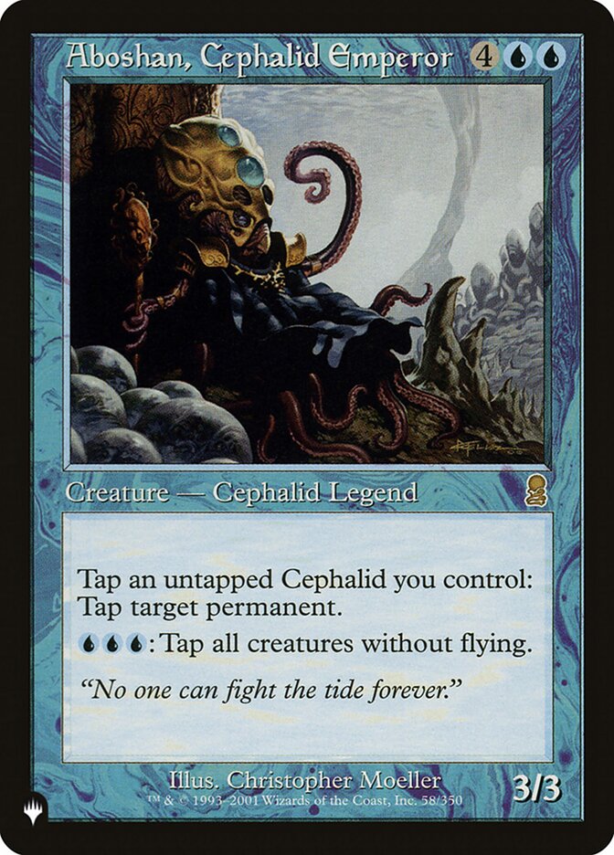 Aboshan, Cephalid Emperor [The List] | Shuffle n Cut Hobbies & Games