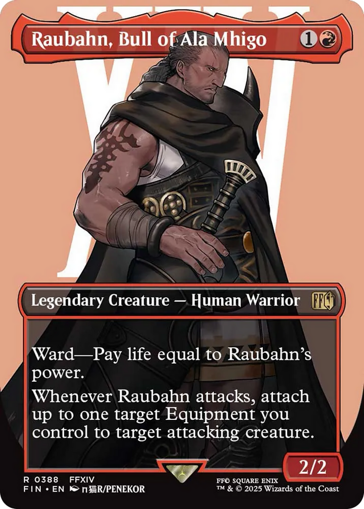 Raubahn, Bull of Ala Mhigo (Borderless) [FINAL FANTASY] | Shuffle n Cut Hobbies & Games