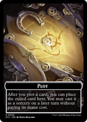 Construct // Plot Double-Sided Token [Outlaws of Thunder Junction Tokens] | Shuffle n Cut Hobbies & Games