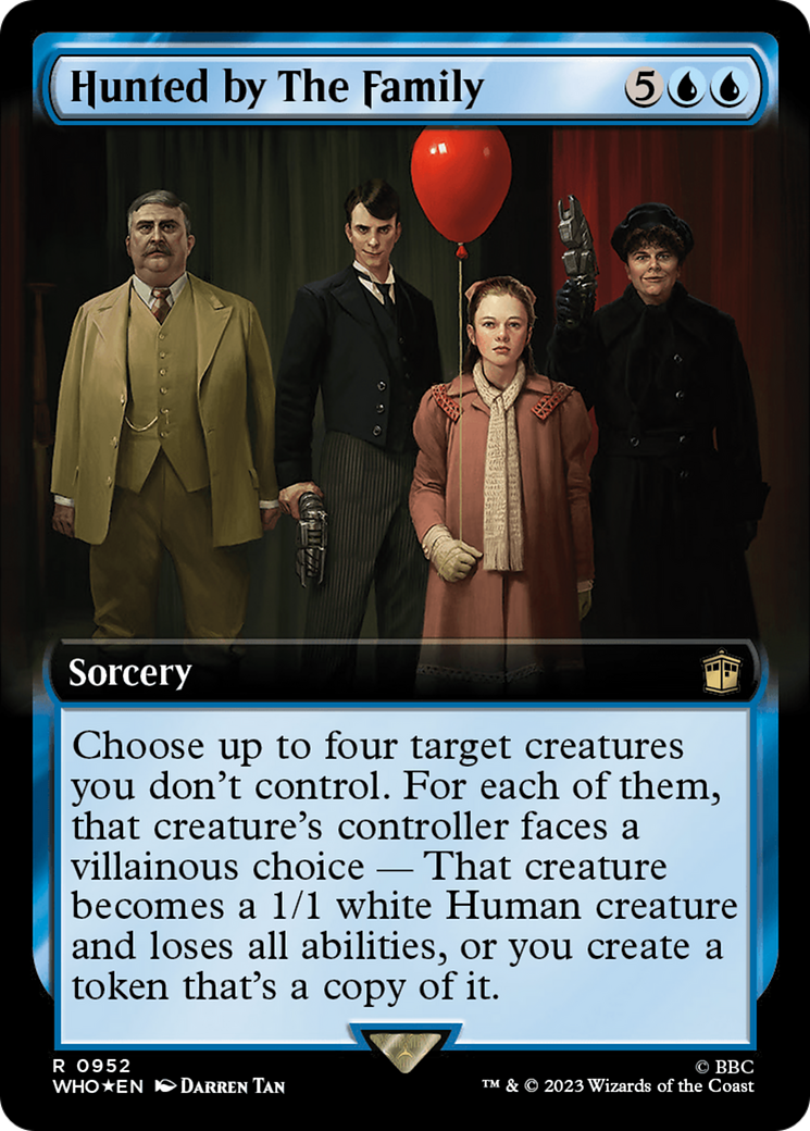 Hunted by The Family (Extended Art) (Surge Foil) [Doctor Who] | Shuffle n Cut Hobbies & Games