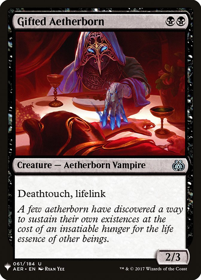 Gifted Aetherborn [Mystery Booster] | Shuffle n Cut Hobbies & Games