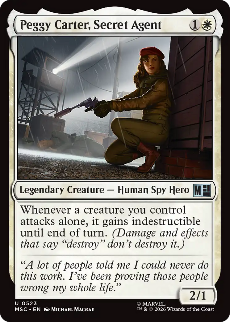 Peggy Carter, Secret Agent [Marvel Super Heroes Commander] | Shuffle n Cut Hobbies & Games
