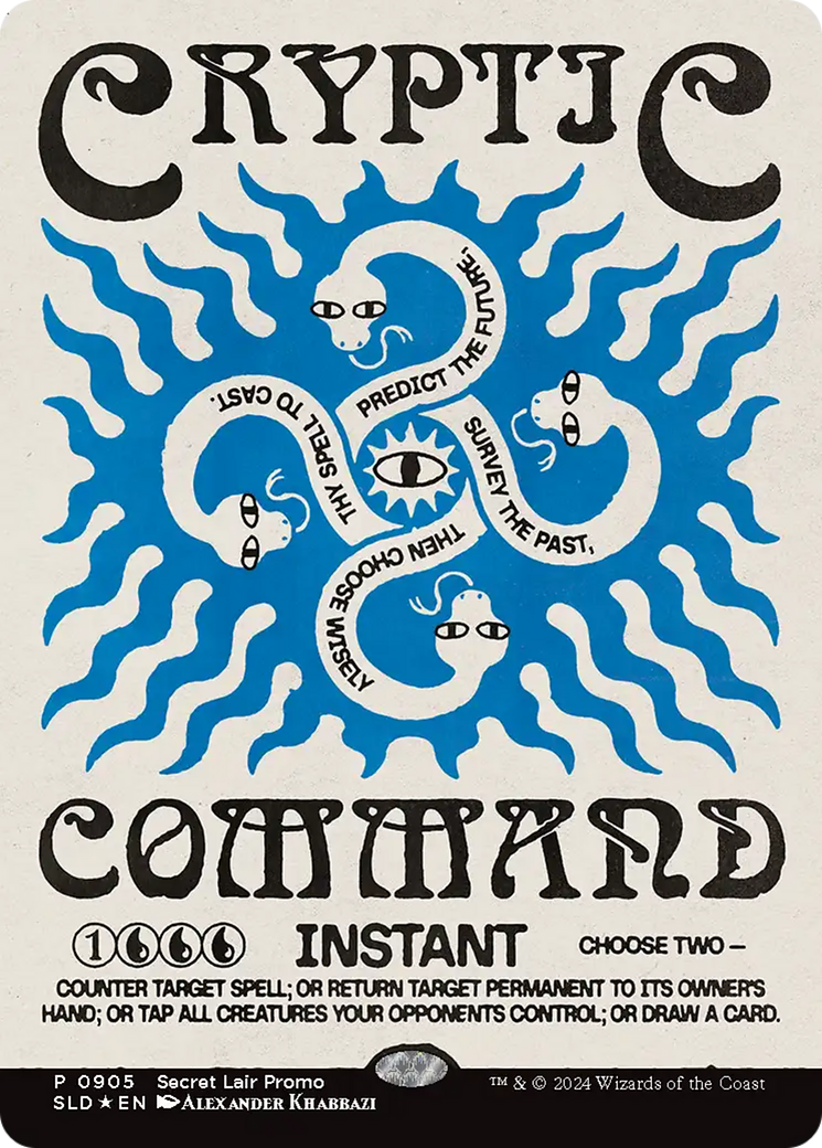 Cryptic Command (Rainbow Foil) [Secret Lair Drop Series] | Shuffle n Cut Hobbies & Games