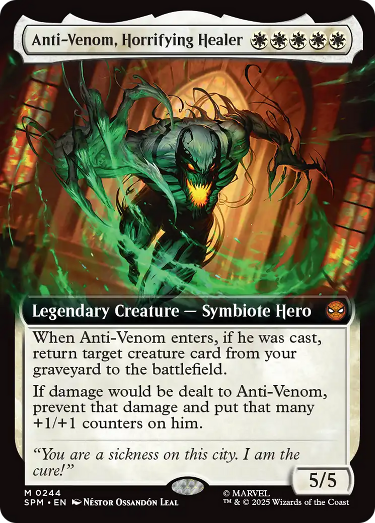 Anti-Venom, Horrifying Healer (Extended Art) [Marvel's Spider-Man] | Shuffle n Cut Hobbies & Games