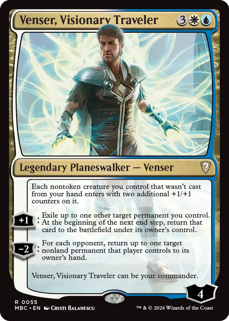 Venser, Visionary Traveler [Mystery Booster: Commander Edition] | Shuffle n Cut Hobbies & Games