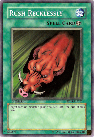 Rush Recklessly [5DS1-EN025] Common | Shuffle n Cut Hobbies & Games