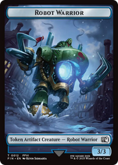 Robot Warrior (0012) // Copy (0001) Double-Sided Token [FINAL FANTASY Tokens] | Shuffle n Cut Hobbies & Games