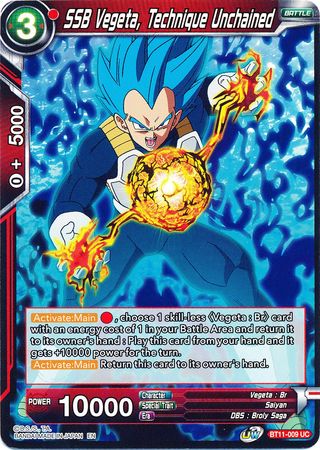 SSB Vegeta, Technique Unchained (BT11-009) [Vermilion Bloodline] | Shuffle n Cut Hobbies & Games