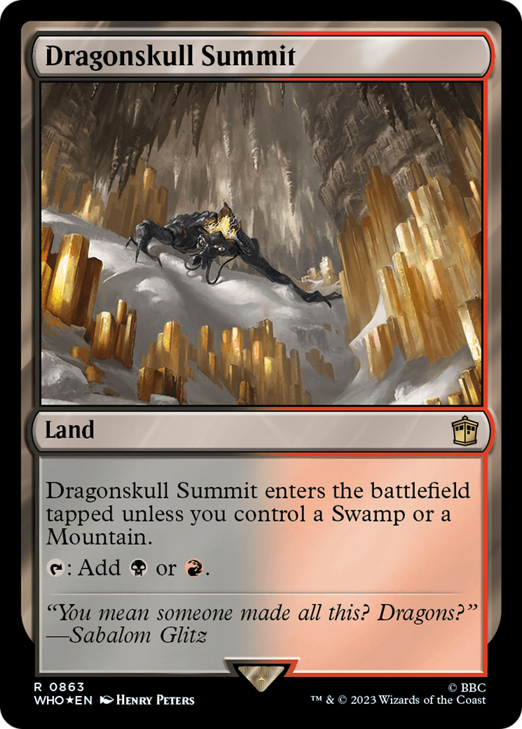 Dragonskull Summit (Surge Foil) [Doctor Who] | Shuffle n Cut Hobbies & Games
