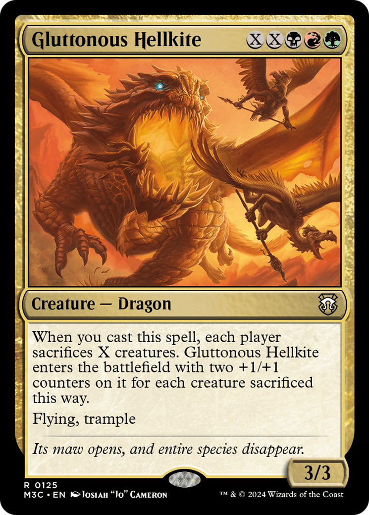 Gluttonous Hellkite [Modern Horizons 3 Commander] | Shuffle n Cut Hobbies & Games