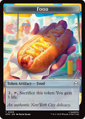 Spider // Food Double-Sided Token [Marvel's Spider-Man Tokens] | Shuffle n Cut Hobbies & Games