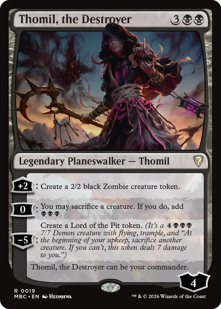 Thomil, the Destroyer [Mystery Booster: Commander Edition] | Shuffle n Cut Hobbies & Games