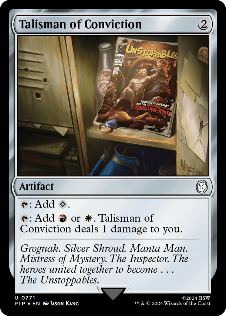 Talisman of Conviction (Surge Foil) [Fallout] | Shuffle n Cut Hobbies & Games