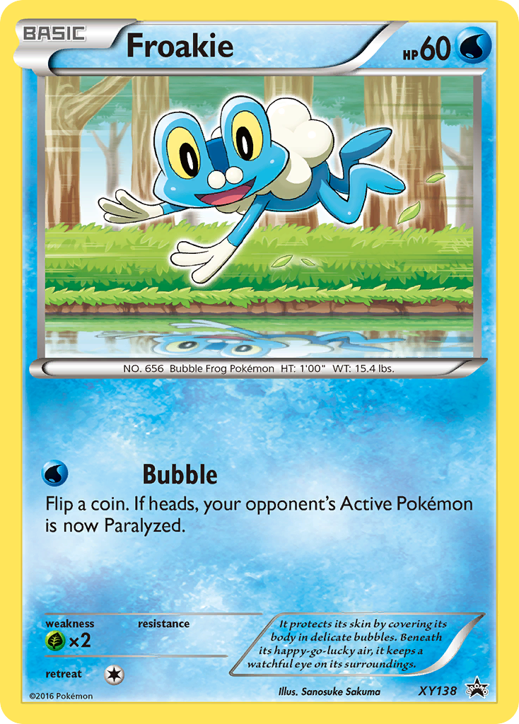 Froakie (XY138) [XY: Black Star Promos] | Shuffle n Cut Hobbies & Games
