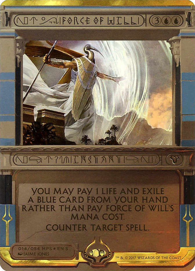 Force of Will (Invocation) [Amonkhet Invocations] | Shuffle n Cut Hobbies & Games