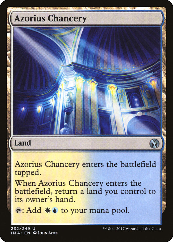 Azorius Chancery [Iconic Masters] | Shuffle n Cut Hobbies & Games