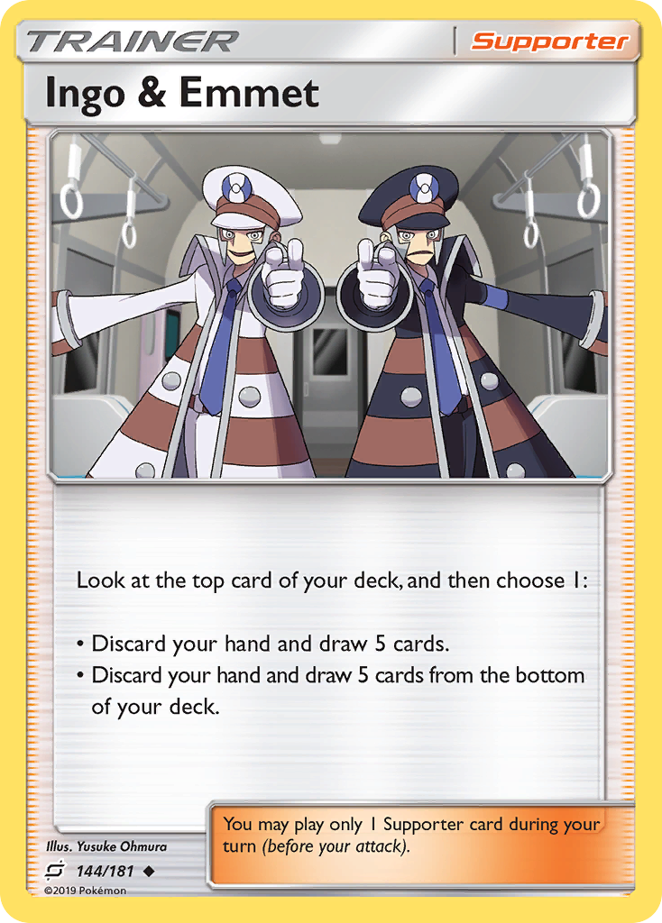 Ingo & Emmet (144/181) [Sun & Moon: Team Up] | Shuffle n Cut Hobbies & Games