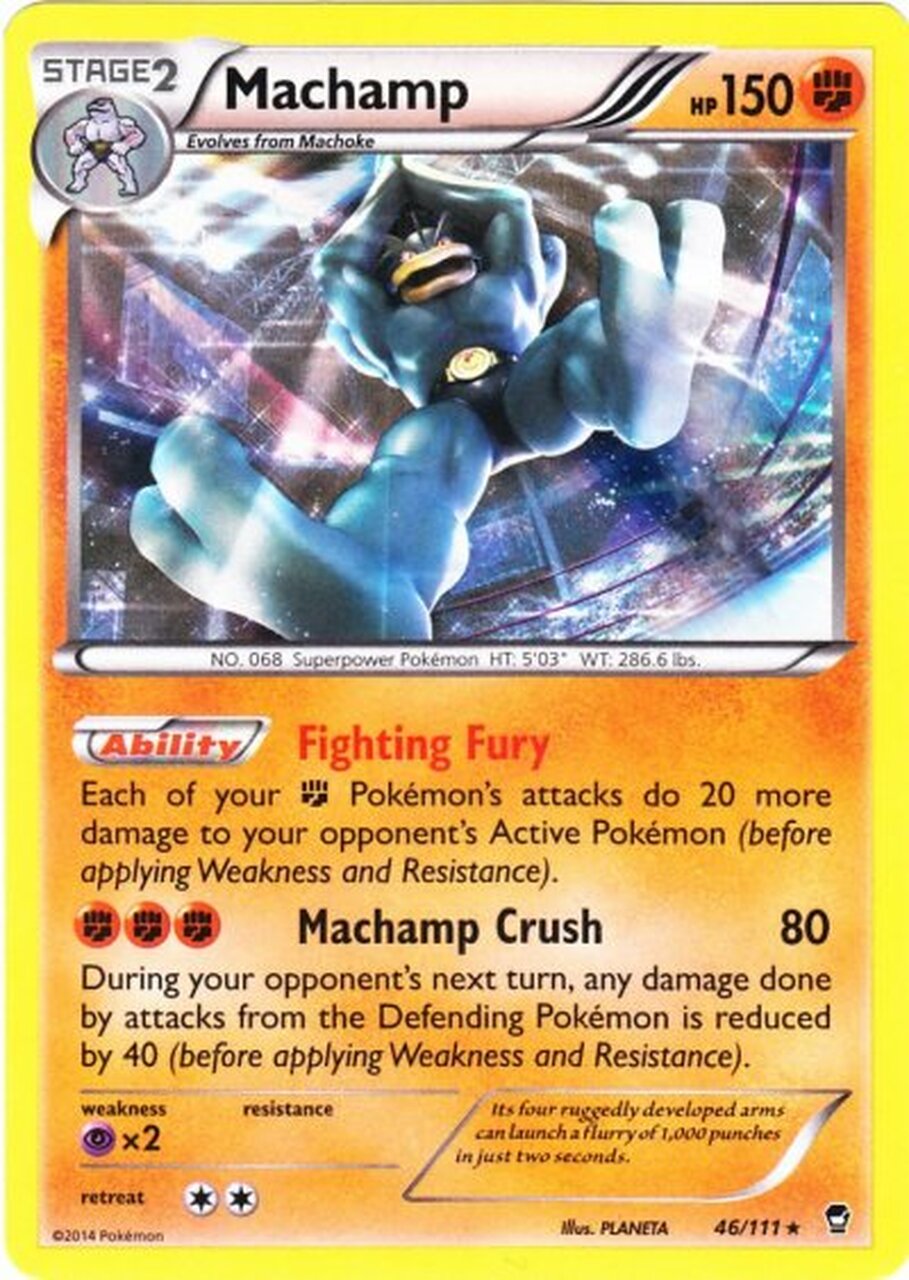 Machamp (46/111) [XY: Furious Fists] | Shuffle n Cut Hobbies & Games
