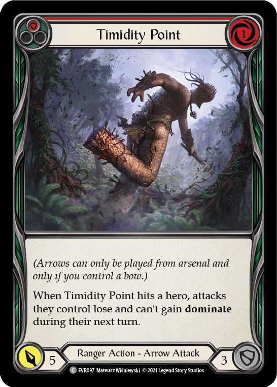 Timidity Point (Red) [EVR097] (Everfest)  1st Edition Normal | Shuffle n Cut Hobbies & Games