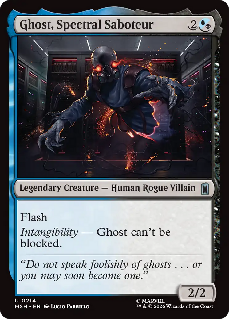 Ghost, Spectral Saboteur [Marvel Super Heroes] | Shuffle n Cut Hobbies & Games