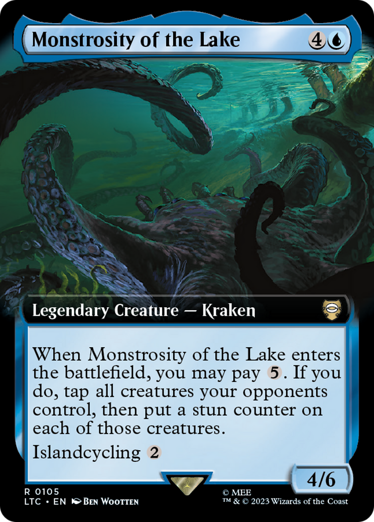 Monstrosity of the Lake (Extended Art) [The Lord of the Rings: Tales of Middle-Earth Commander] | Shuffle n Cut Hobbies & Games